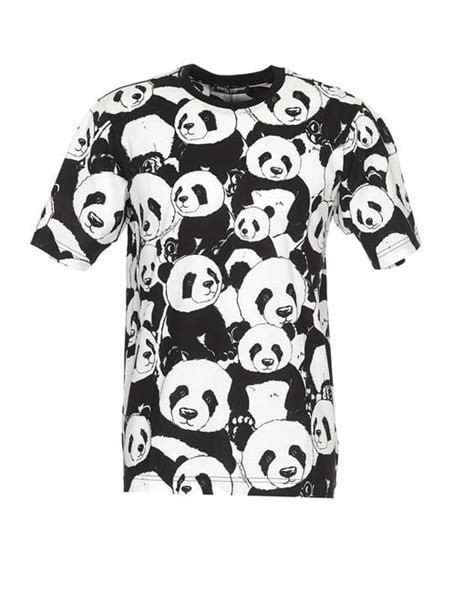 t shirt panda dolce gabbana